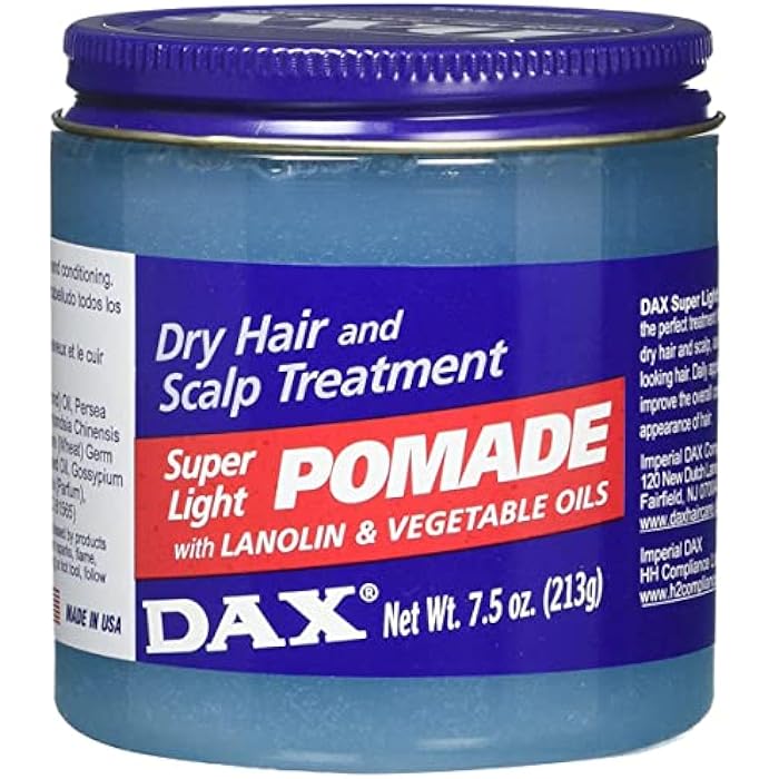 DAX Super Light Pomade with Lanolin & Vegetable Oils 214G